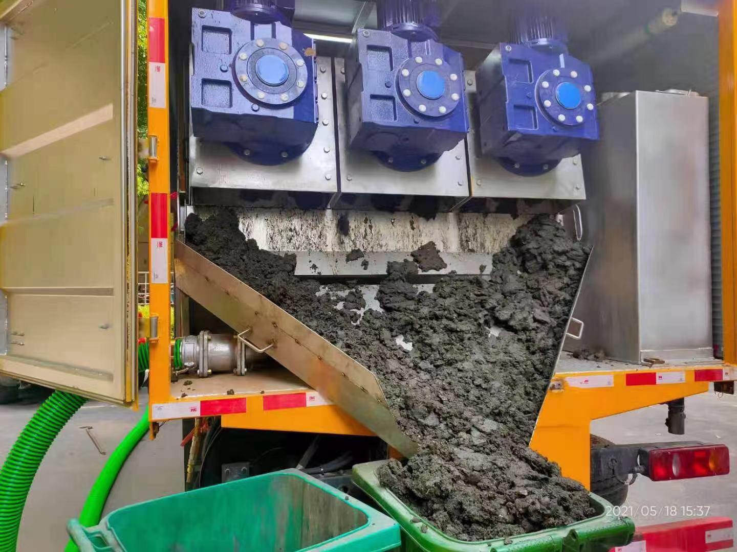 颍泉化粪池清掏城市维护站-泥浆净化干湿分离处理